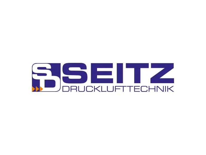 Logo von Seitz Drucklufttechnik auf weißem Hintergrund
